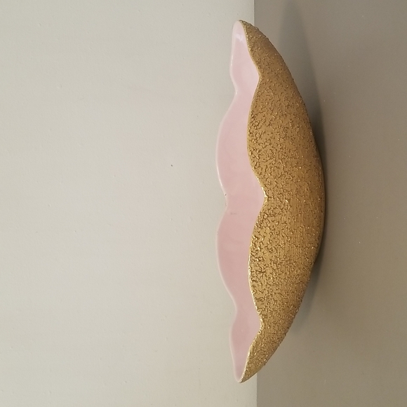 Shawnee Accents Vintage Shawnee Dripping Gold Console Bowl Poshmark